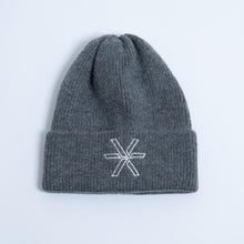 Indlæs billede til gallerivisning BARA - Dark Grey Merino Wool Beanie
