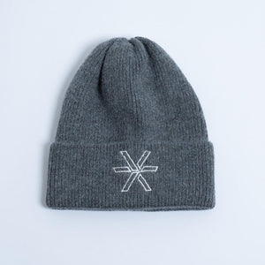 BARA - Dark Grey Merino Wool Beanie