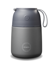 Indlæs billede til gallerivisning AYA&amp;IDA - Food&#39;ie LUNCH BOX  – DARK GREY - 500 ML
