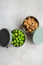 Indlæs billede til gallerivisning AYA&amp;IDA - Snack Container - Dark Grey / Mint Green - 100ML
