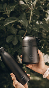AYA&IDA - Food'ie LUNCH BOX - Matte Black - 500ML