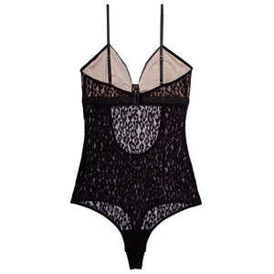 SPAR 20%: JEANETTE BODYSTOCKING BLACK - UNDERPROTECTION