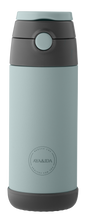 Indlæs billede til gallerivisning AYA&amp;IDA - Kids Straw Bottle - Mint Green - 350 ML
