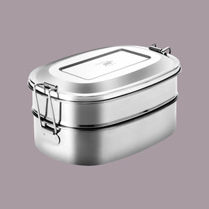 Pulito - Pure Lunch Box Oval 2-i-1