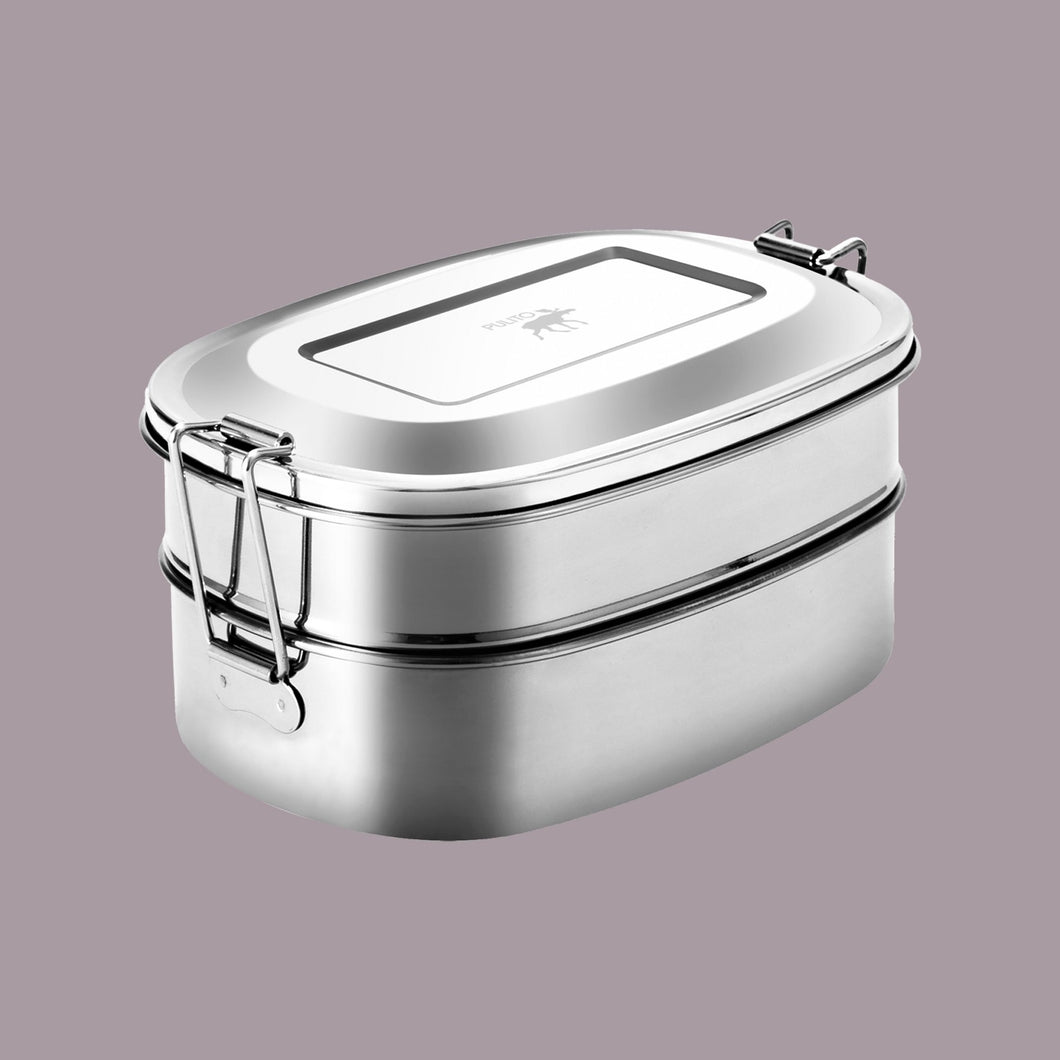 Pulito - Pure Lunch Box Oval 2-i-1