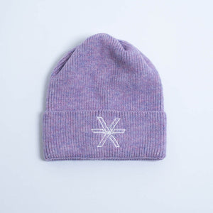 BARA - Purple Merino Wool Beanie