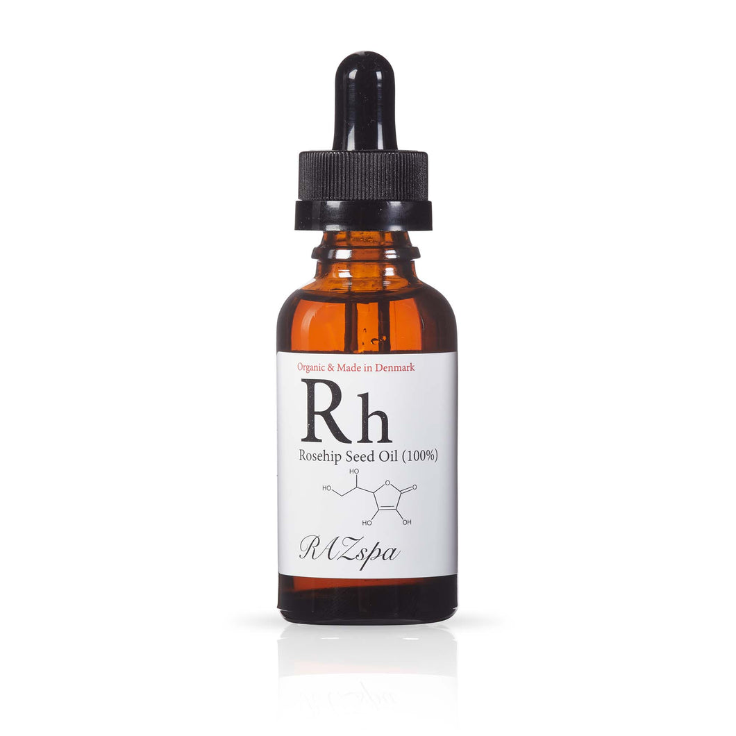 RAZspa Rh 100% 30ml (Ansigtsolie - Genopretter pigmenteringen, forbedrer strukturen, fugter og genopbygger skader)