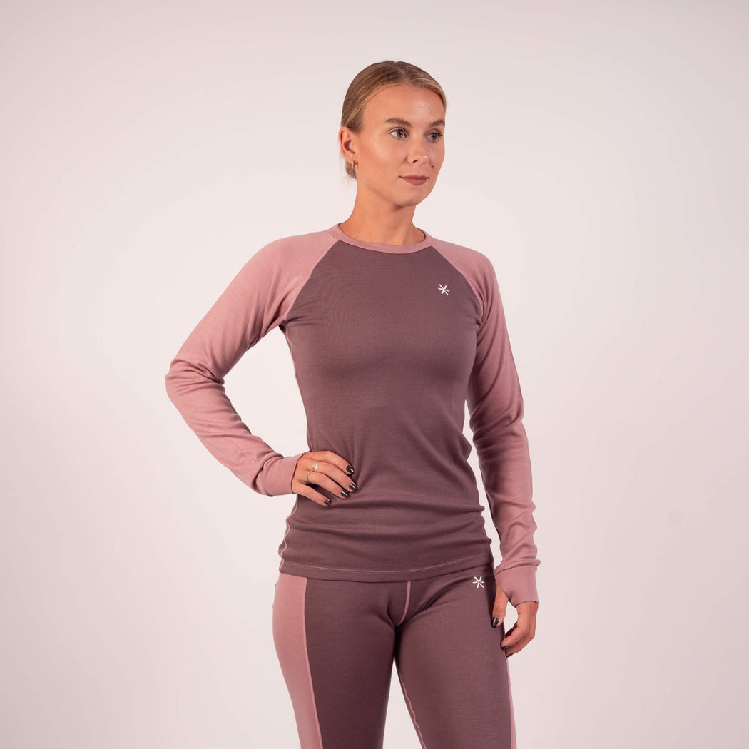 BARA - Rose 100% Merino Wool Long Sleeve