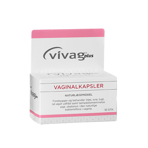 VIVAG plus naturlægemiddel - Vaginalkapsler med mælkesyrebakterier