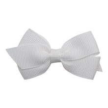 Indlæs billede til gallerivisning LITTLE WONDERS - EMILY – 1 stk. stor flad 8 cm. sløjfe – standardfarver (vel lit)
