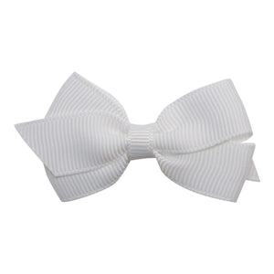 LITTLE WONDERS - EMILY – 1 stk. stor flad 8 cm. sløjfe – standardfarver (vel lit)