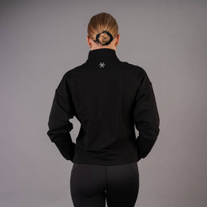 Black Zip Sweater - BARA