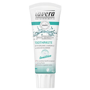 LAVERA NATURKOSMETIK - Tandpasta SENSITIVE & REPAIR m/kamille - øko,vegansk,100% naturlig,75 ml - MED FLUOR