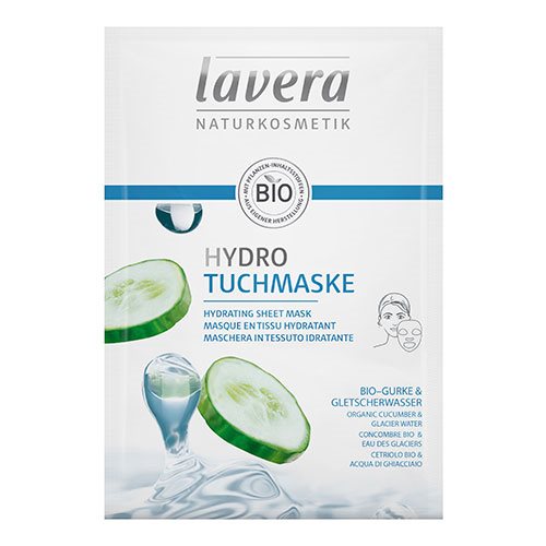 LAVERA NATURKOSMETIK - Sheet Mask Hydrating m. Agurk
