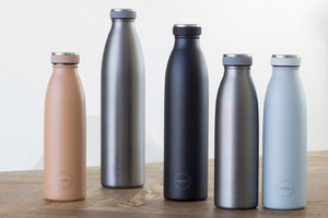 AYA&IDA - Drikkeflaske - Matte Black - 500 ML
