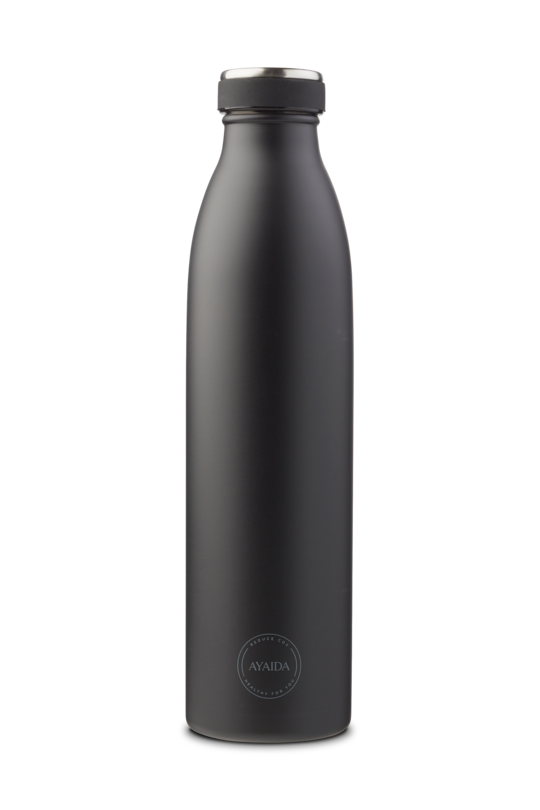 AYA&IDA - Drikkeflaske – Matte Black - 750 ML