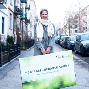PRE-ORDER - RADIANT HEALTH Infrarød Sauna (transportabel) ( tekur uml. 10-14 dagar at fáa heim, um tað er á goymslu i DK)