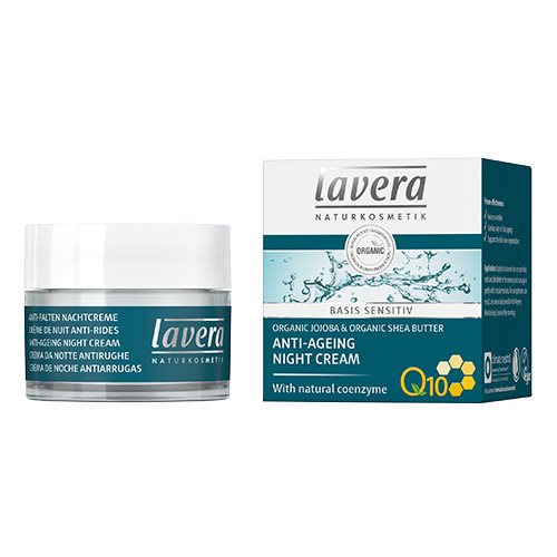 LAVERA NATURKOSMETIK - BASIS SENSITIV ANTI-AGEING NIGHT CREAM Q10 - 50 ml