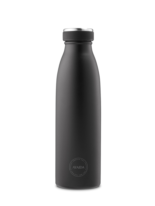 AYA&IDA - Drikkeflaske - Matte Black - 500 ML