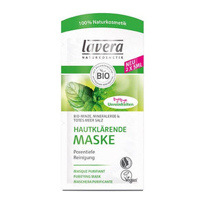 LAVERA NATURKOSMETIK - PURIFYING MASK MINT 2 x 5 ml