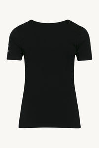 AIDA - T-SHIRT - CLAIRE WOMAN - Black  (og et lille C i similisten på det ene ærme)