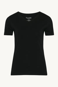 AIDA - T-SHIRT - CLAIRE WOMAN - Black  (og et lille C i similisten på det ene ærme)
