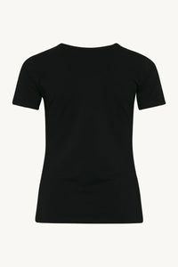 ALANIS - T-SHIRT - Black (Claires logo er på brystet i små similisten) - CLAIRE WOMAN