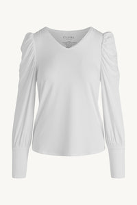 SPAR 30%: CLAIRE WOMAN - AYLA T- SHIRT - Ivory (95%Viskose af Bamboo 5% Elasthan)