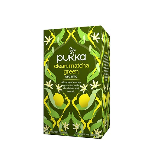 Clean Matcha Green te Økologisk 20 stk. - Pukka
