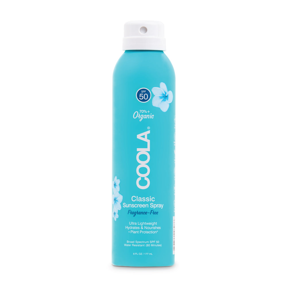 COOLA Classic Body Organic Sunscreen Spray SPF 50 - Fragrance Free - 177 ml
