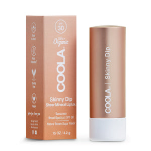 COOLA Mineral Liplux® Organic Tinted Lip Balm Sunscreen SPF 30 - Skinny Dip