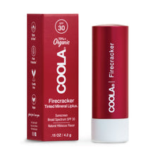 Indlæs billede til gallerivisning COOLA - Mineral Liplux® Organic Tinted Lip Balm Sunscreen SPF 30 - Firecracker

