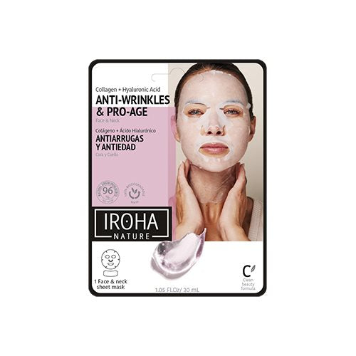 Face & neck anti-age mask collagen - IROHA