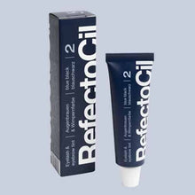 Indlæs billede til gallerivisning RefectoCil - Eyebrow and eyelash tint - Blue Black No. 2 - GEV GÆTUR: Hetta skal blandast saman við Oxidant Cream 3%
