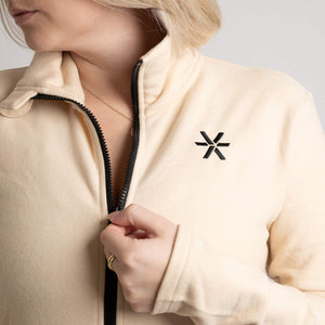 BARA - White Fleece Jacket