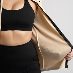 BARA - White Fleece Jacket