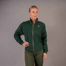 Indlæs billede til gallerivisning Dark Green Zip Sweater - BARA
