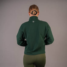 Indlæs billede til gallerivisning Dark Green Zip Sweater - BARA
