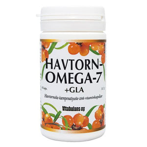VITABALANS - Havtorn omega 7 + GLA (60 eller 150 kapsler) (Best áðrenn 29/2-24 stødd 150 kaspl)