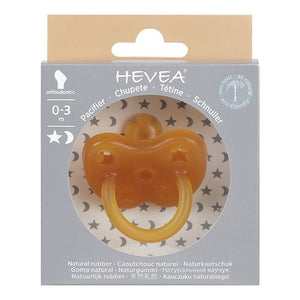 Hevea Sut - stjerne & måne - anatomisk - 0-3 mdr