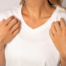 Indlæs billede til gallerivisning White Recycled T-shirt - BARA
