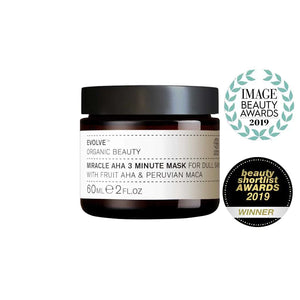EVOLVE - MIRACLE AHA 3 MINUTE MASK 30/60 ml (alle hudtyper)