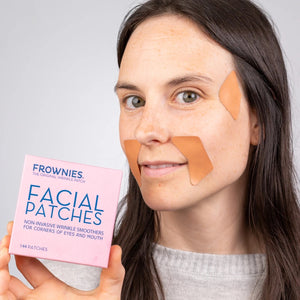 Frownies Rynkeplaster Corners of Eyes & Mouth - Til smílilinjur við munn/eygu og millum eygnabrýrnar - 144 plástur í eskjuni