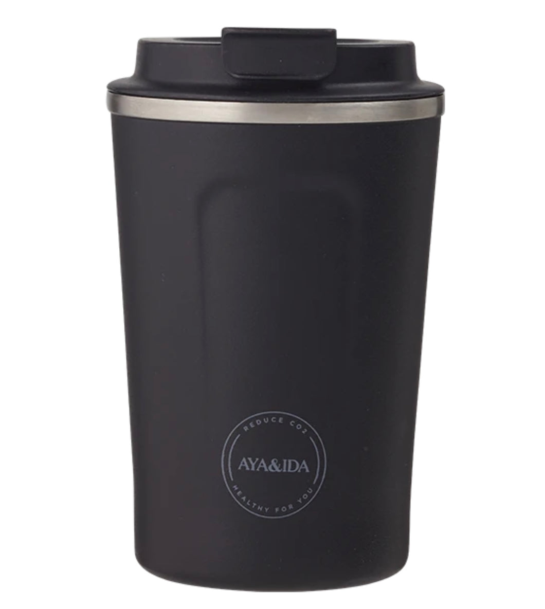 AYA&IDA - CUP2GO MATTE BLACK 380 ML