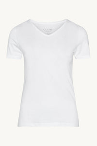 SPAR 20%: AIDA - T-SHIRT - CLAIRE WOMAN - White (og et lille C i similisten på det ene ærme)