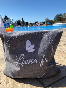 Livna berinet úr endurnýtslubummull.