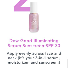 Indlæs billede til gallerivisning COOLA - Dew Good Illuminating Serum SPF 30, 35 ml (beskytter også imod blåt lys fra skærme med BlueScreen™ Digital De-Stress™ technology)
