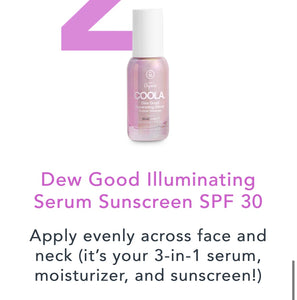 COOLA - Dew Good Illuminating Serum SPF 30, 35 ml (beskytter også imod blåt lys fra skærme med BlueScreen™ Digital De-Stress™ technology)