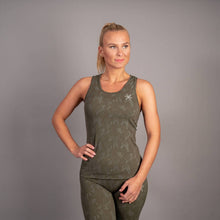 Indlæs billede til gallerivisning SPAR 20%: Khaki Camo Tank Top - BARA
