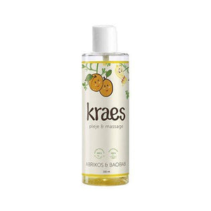 KRAES pleje & massage abrikos & baobab 150 ml.